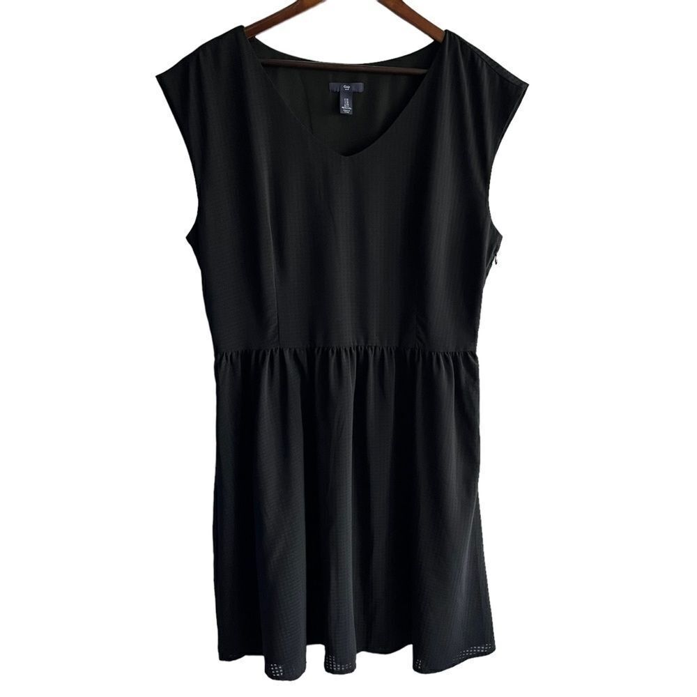 Gap Black Fit & Flare Dress